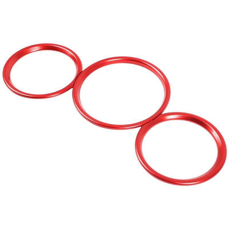 For Mazda MX-5 2016-2025 Aluminum Alloy Car Front Dashboard Decoration Frame Dial Ring Edge Styling Trim Auto Accessories