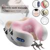 U Shaped Electric Neck Massager Shoulder Kneading Heating Massage Portable Travel Home Car Use Multifunctional Massage Pillow