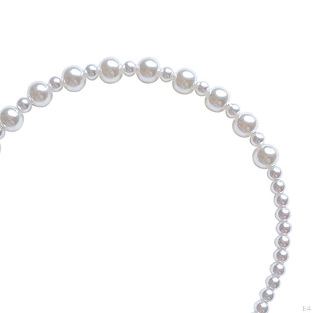 Fashion Women Ladies Girls Faux Pearl Headband Hairband Hair Hoop Accessories