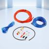 1500W Car Power Amplifier Wiring Kit 8GA Car Subwoofer Cable 60 AMP Fuse Holder Subwoofer Speaker Line 18GA for Car Modification Fuse Holders1