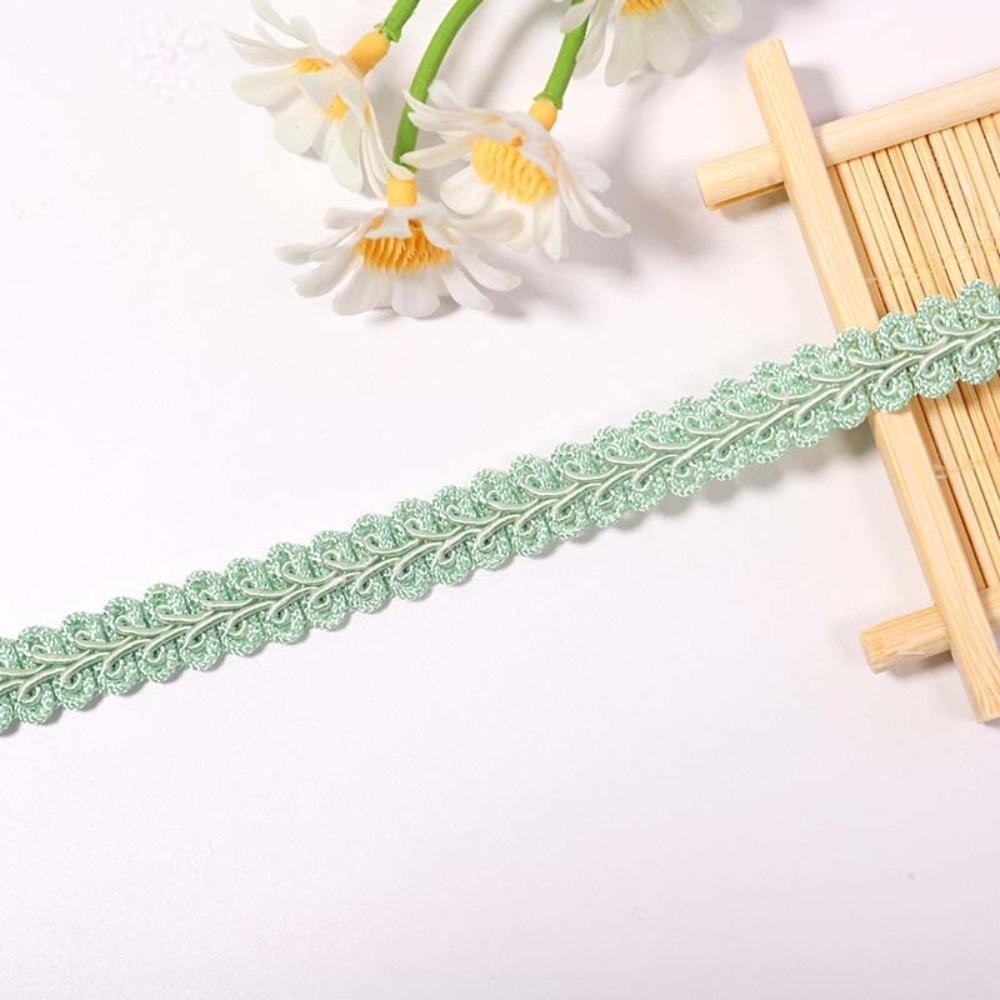 40M Length 1.2cm Wide Bright Hue Lace Trim Color Herringbone Woven Trim Lampshade Ornament