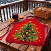 Christmas Aprons Christmas Tree Santa Claus Dress-Up Decorative ApronsWaterproof and Oil-Proof for Festive Cooking Holiday Decor