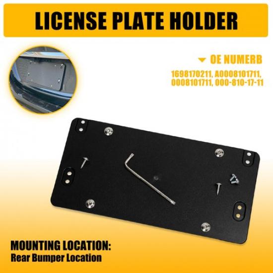 

Rear License Plate Bracket Fit MERCEDES-BENZ GL-Class ML-Class SL-Class V-Class