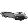 Hot Pot with Grill 2200W 2-in-1 Electric Smokeless Grill and Hot Pot