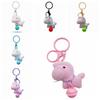 Flocking Year of the Horse Keychain Cartoon Pony Bag Charm Interesting Zodiac Pendant  Decoration