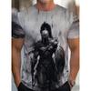 T-shirt Stampata 3D Spartan alla Moda 2026 Nuova Maglietta da Uomo a Maniche Corte Abbigliamento Taglie Forti Girocollo Larga Magliette Guerriero Spartano