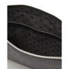Daks Black Leather Dd Logo Pattern Medium Clutch Bag Dbba3e467