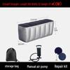 Inflatable Car Bed and Footrest for Rear Seat Use In Sedans and SUVs