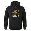Autumn Hooded Sweatshirt Black Gray Teens Long Sleeve Sportswear Hoodie