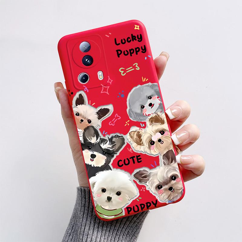 For Xiaomi 13 Lite Civi2 Phone Case Cute Cartoon Cat Fox Soft Silicone Bumper Cover For Xiaomi13 Lite Xiaomi Civi 2 Fundas Shell
