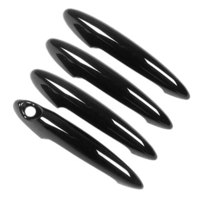 4Pcs Car Door Handle Covers Trim Protective Fits for MINI R60 COUNTRYMAN Cooper S 2011-2016 Black / Carbon Fiber Color