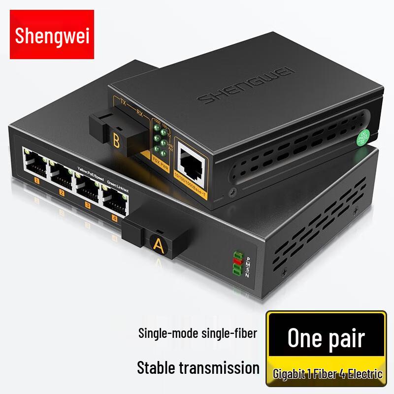 Shengwei Gigabit Single-Fiber Optic Transceiver