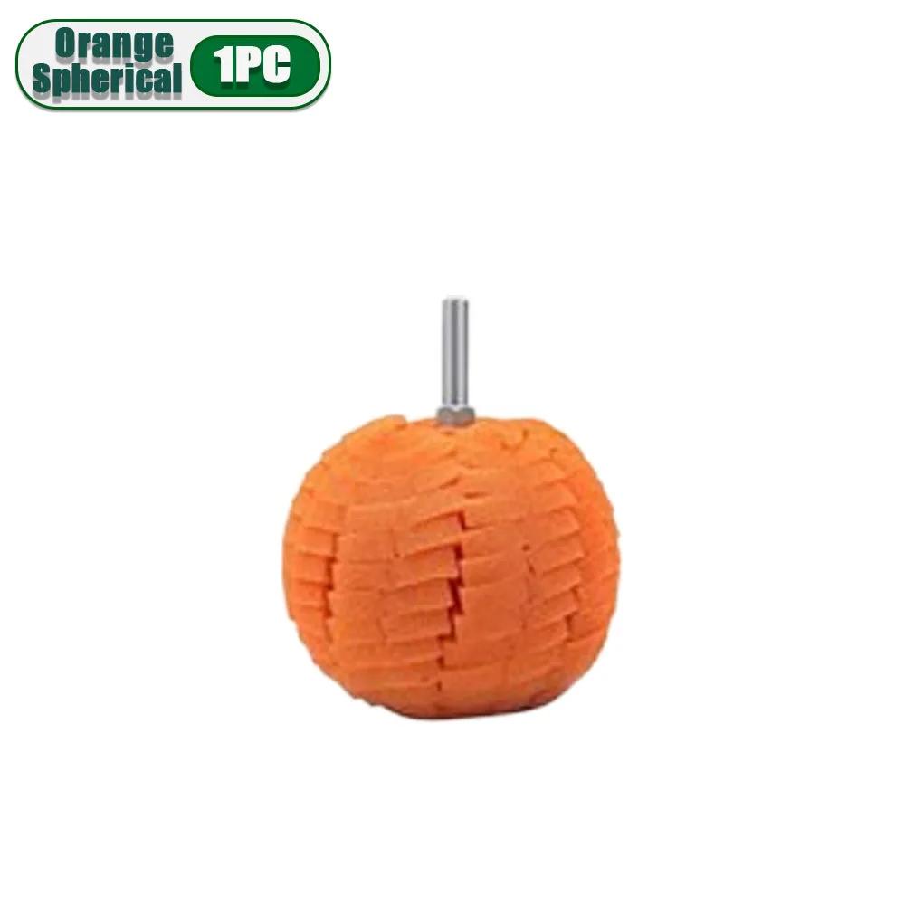 1-10PCS Car Hub Polishing Sponge Conical Grinding Wheel Metal Plastic Auto Rim Cleaner Car Polishing Tool Accessories