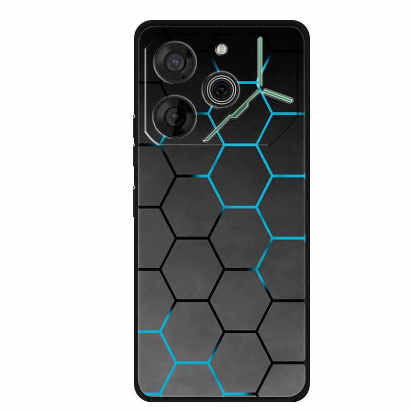 For Tecno Pova 6 Case Luxury TPU Soft Silicone Phone Cases Back Cover for Tecno Pova6 2024 6.78" Shockproof Love New Cute Coque