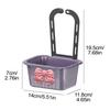 Kitchen Sink Strainer Sink Food Strainer Basket For Kitchen Faucet-Mounted Space-Saving Dishcloth Holder For Washing Vegetables