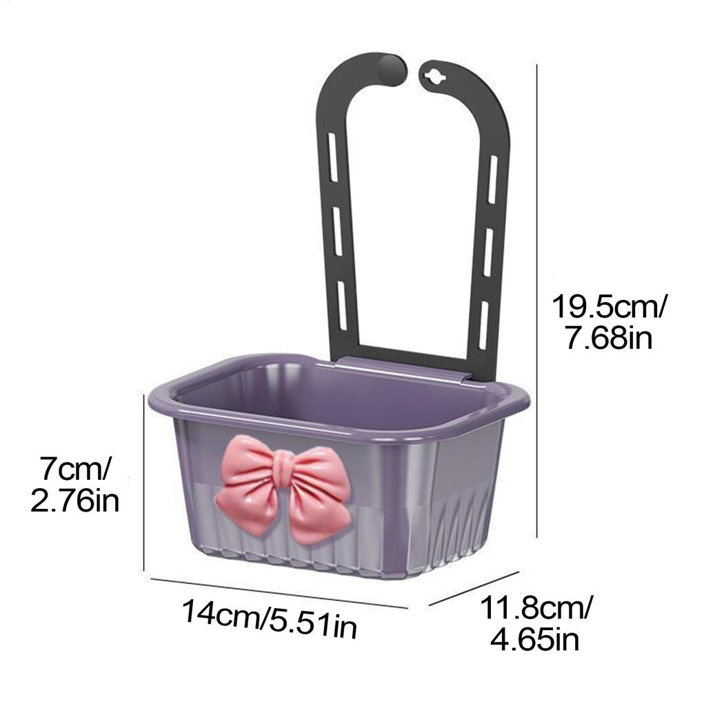 Kitchen Sink Strainer Sink Food Strainer Basket For Kitchen Faucet-Mounted Space-Saving Dishcloth Holder For Washing Vegetables