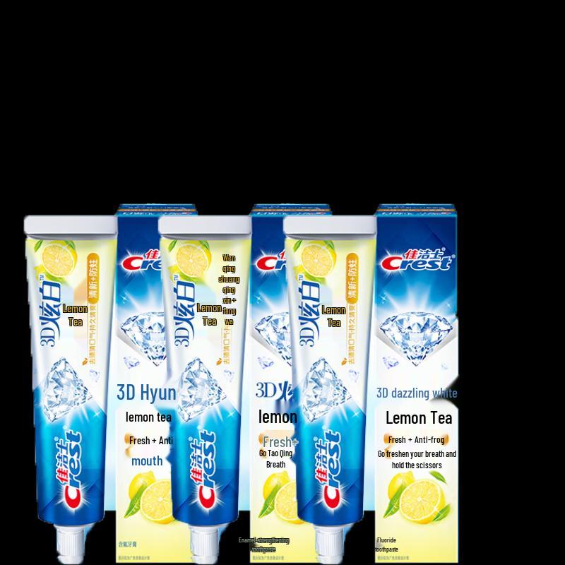 

Crest 3D White Lemon Tea Refreshing Toothpaste 3x120g Pack