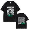 Hot Rock Band Kmfdm Sucks Graphic Tshirt Unisex Women Retro Gothic Punk Streetwear Male Fashion Casual Oversized Crewneck T Shirts
