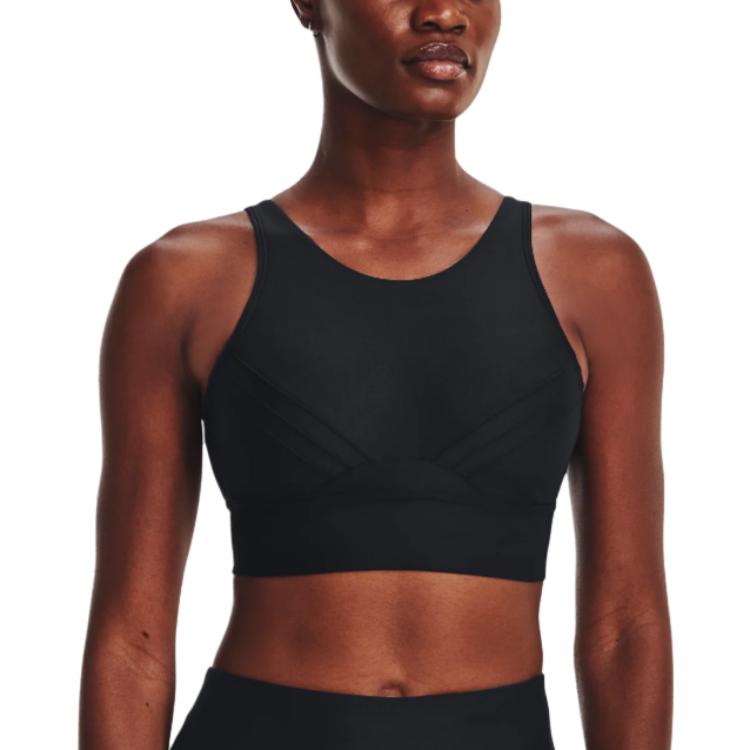 Under Armour Infinity Solid Biustonosz Sportowy o Średniej Intensywności Kobiety Bielizna Czarny 1376883-001