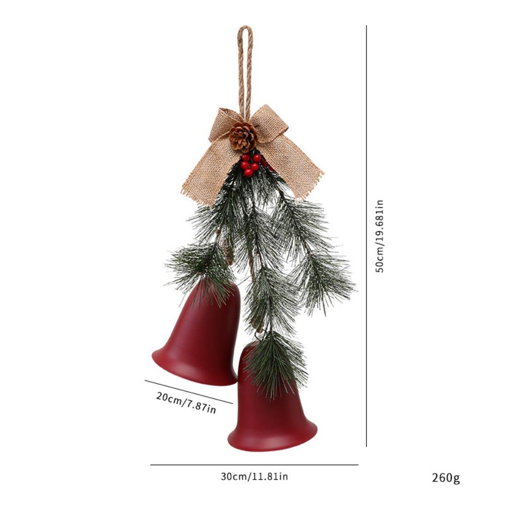 Wall Hanging Christmas Tree Bow Bells Large Bells Decorative Bells  New Year