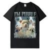 2026 Funny I Am Pibble Wash My Belly Graphic Hot Sale T Shirt Unisexs Womes Short Sleeve Crewneck Tshirts Oversized Casual Tshirts