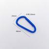 One-touch color aluminum carabiner ring key ring accessories