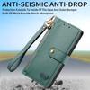 For Xiaomi Redmi Note 14 Pro 5G/Poco X7 5G Case RFID Blocking Zipper Pocket Leather Wallet Phone Cover with Strap