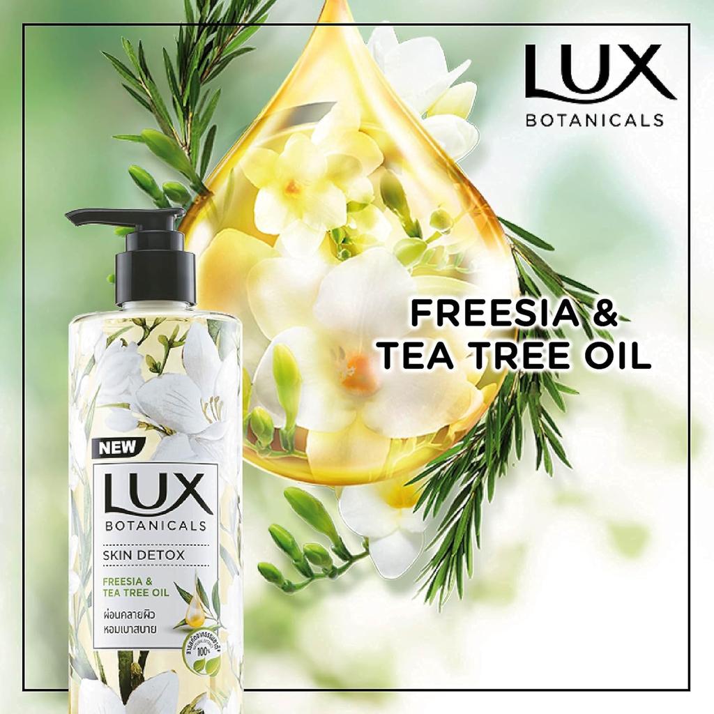 Lux Botanicals Skin Detox Body Wash 450 Ml Pack Of 1 Purifying Gentle Nourishing Shower Gel For Women