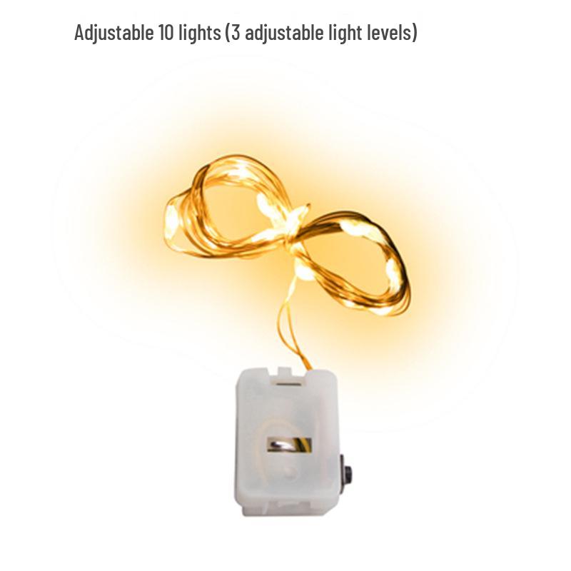 Twinkling LED String Fairy Lights for Cakes, Bouquets, and Gift Box Decorations