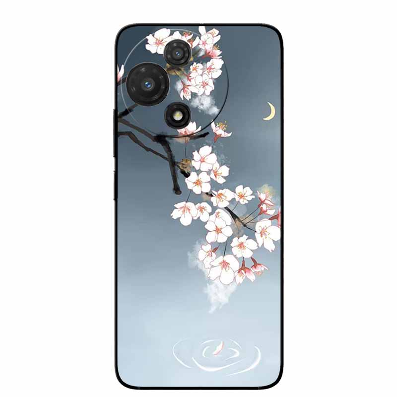 For TCL 60R 5G Case T519H Fashion Protective Silicone Back Cover Cases For TCL 60 R Animal Black Phone Funda TCL 60R T519H Coque