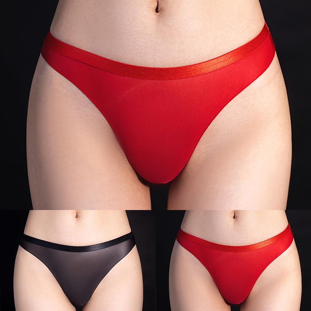 Nylon Underwear See Through Sexy Briefs Ultra-thin