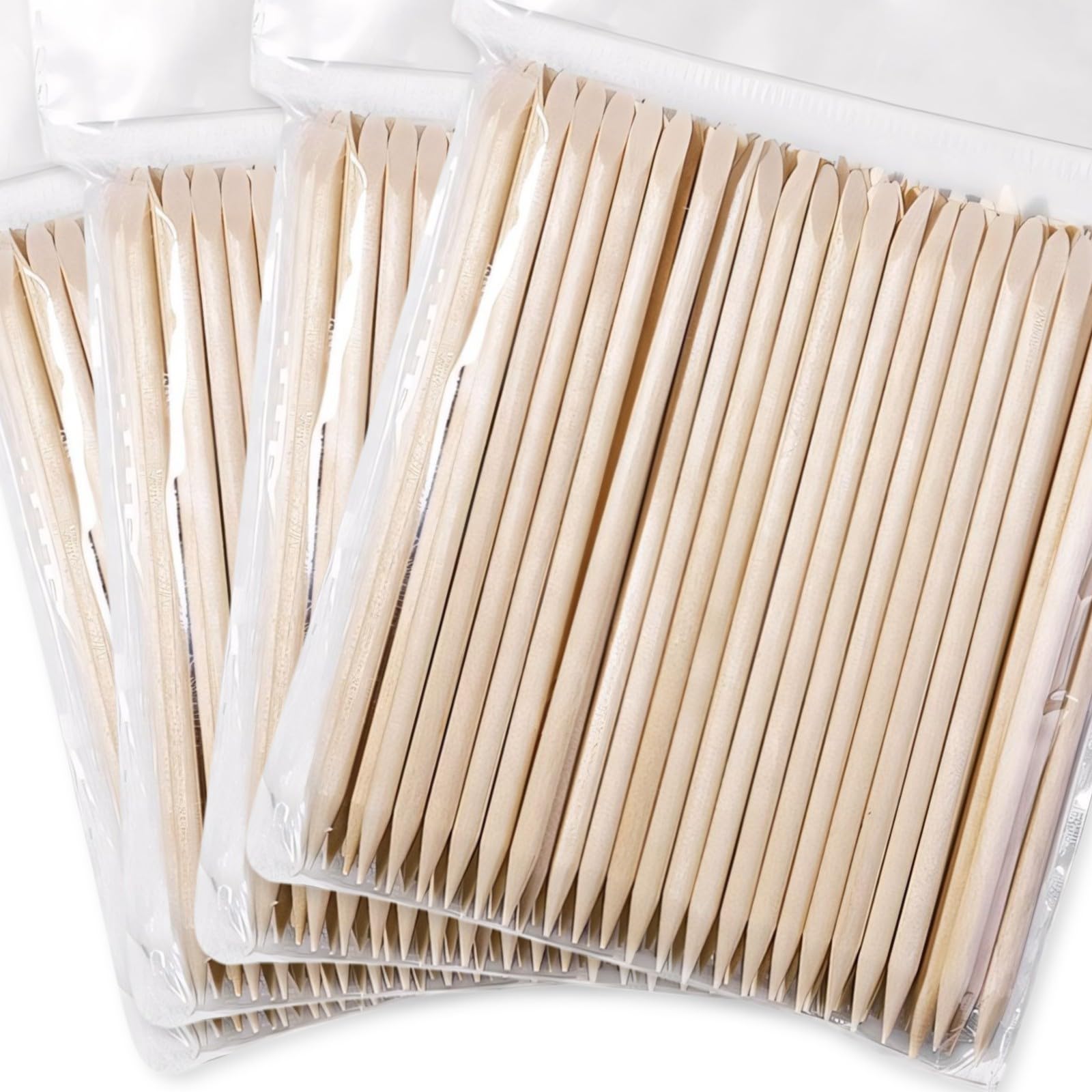 

COLORBIRD Wood Stick Nail Stick Cuticle Treatment Pusher (400 pieces, 11.4cm)
