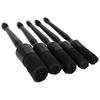 5PCSSet Car Cleaning Detailing Brush Set Black Pure Mane Microfiber Microfilament Maintenance Tool