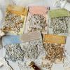 Journamm 20pcs/pack Cutout Lace Materials Decor Paper DIY Scrapbooking Collage Stationery Junk Journal Photo Album Decor Paper