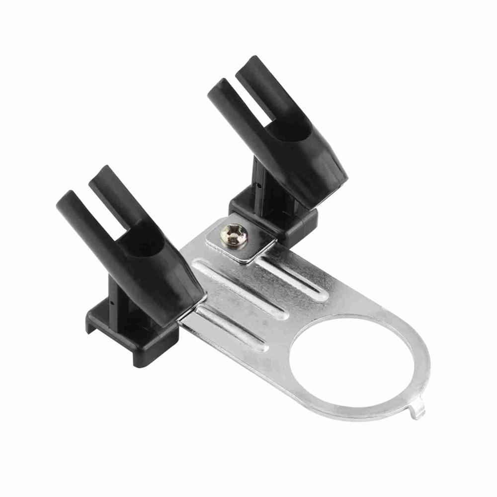 Dual Head Airbrush Holder Sturdy Alloy Anti Slip Air Pump Stand Compact Multi Slot Dual Head Cradle Model Coloring