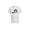 3bar Logo Tee Logo Printing Sports Short Sleeve White Men's GV5159