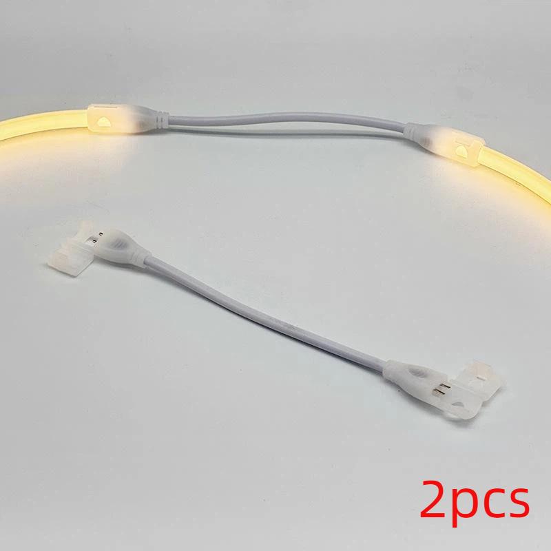 2/5Pcs 2Pin Cob Led Strip Connector Extension Wire Led Connectors For 220V Cob Tape Lights