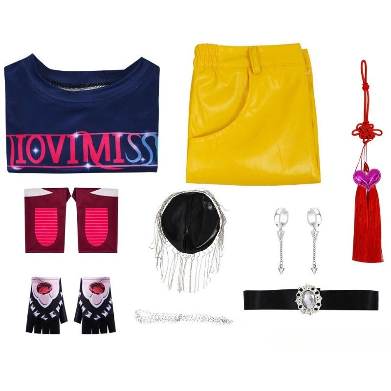 K-POP Sängerin Tanz Frauen Mädchen Mira Team Hunters Cosplay Kostüme Erwachsene Kinder Halloween Karneval Party Rollenspiel Outfit