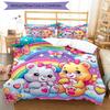 3pcs Bear Bedding Set Duvet Cover Closure Includes 1 Duvet Cover & 2 Pillowcases, Soft and Comfortable for All Seasons.