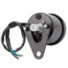 Akozon Drehzahlmesser Motorrad LCD Meter Drehzahlmesser Anzeige Kilometerzähler Geschwindigkeitsmesser 0-199km/h (Schwarz)