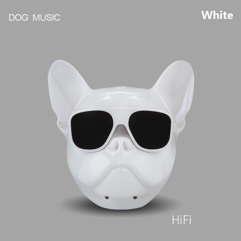 

Bluetooth-динамік Портативний стерео Super Bass Бездротовий музичний плеєр Aux Outdoor Full Pet Dog Сабвуфер Динамік Music Dog білий