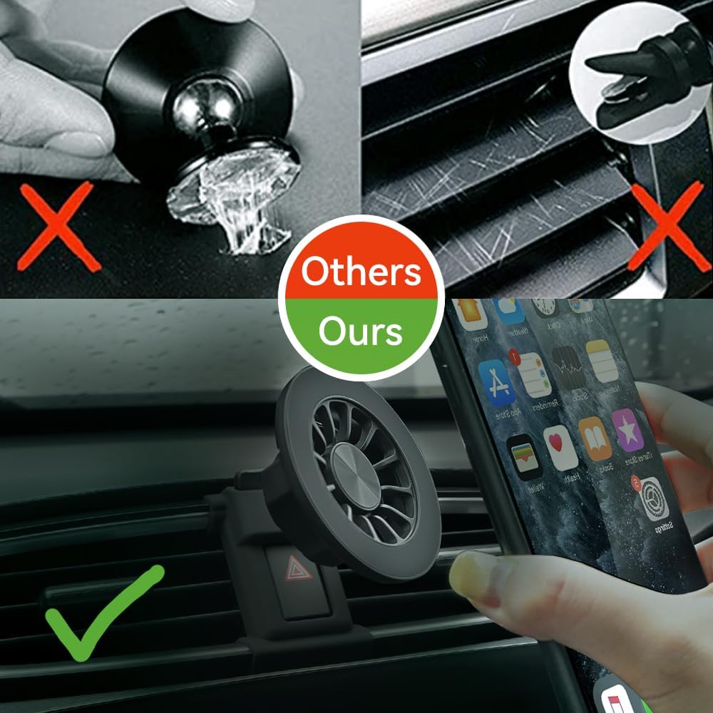 Suitable MagSafe on-Board Bracket for Honda CR-V 2017-2022 [Upgrade Magnet] Magnetic Mobile Phone Holder for Car Air Vent Handsfree Mobile Phone