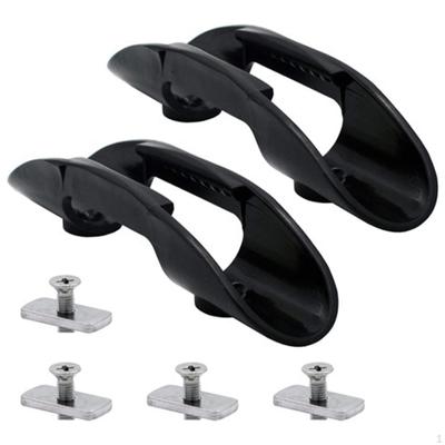 2x Universelle Paddelhalter-Clips Paddelhalter Marineboot Angeln Kunststoff für Kanu und Kajak