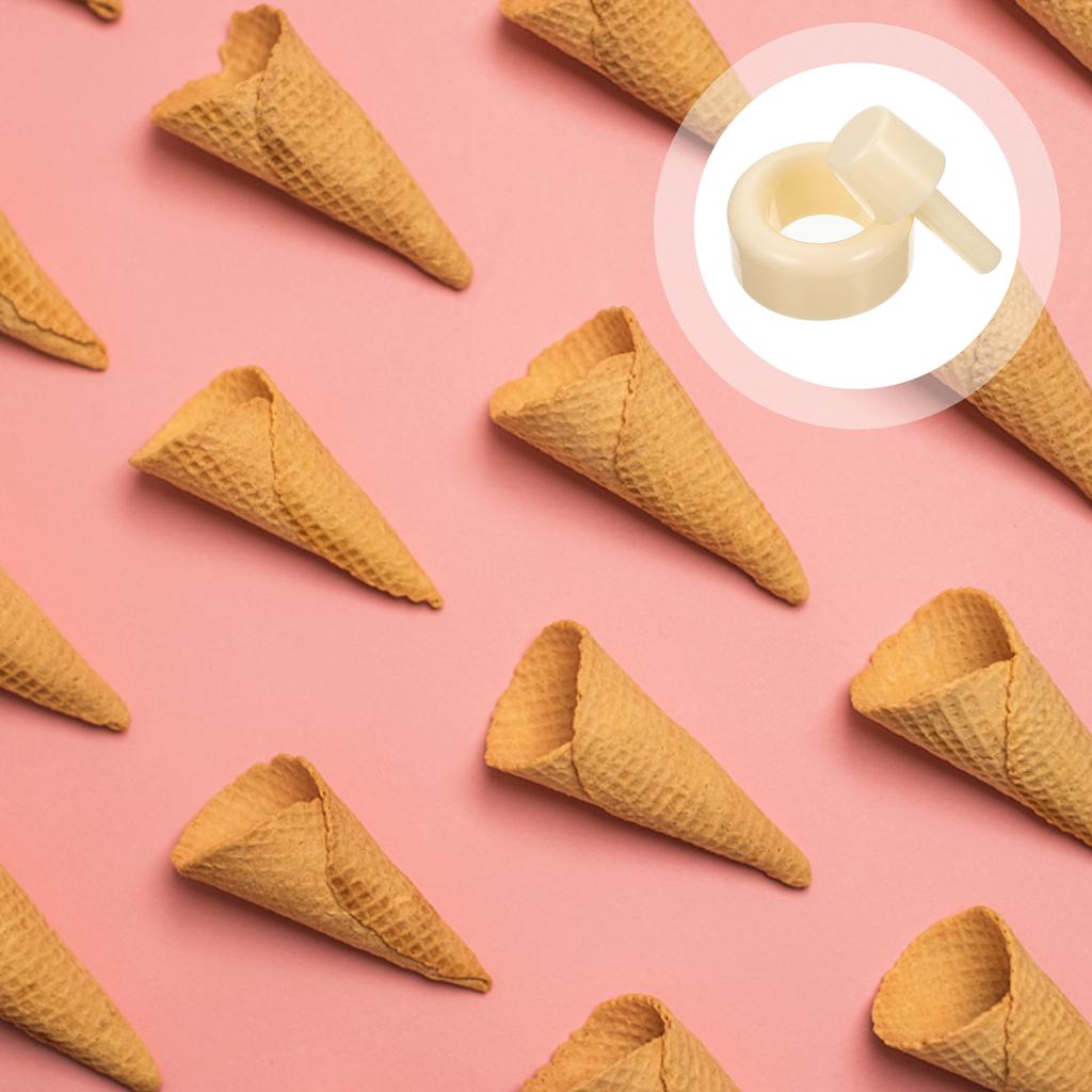 Supplies Ice Cream Cone Mold Child Crispy Waffle Kit Plastic Roller Dessert Shop