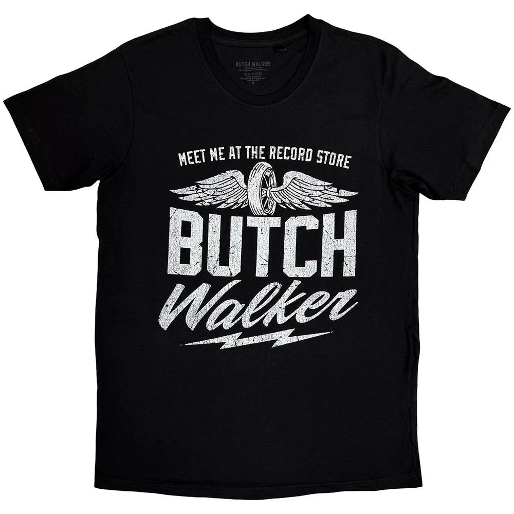 Butch Walker T-Shirt: Wings Wheel (Black) OFFICIAL NEW L
