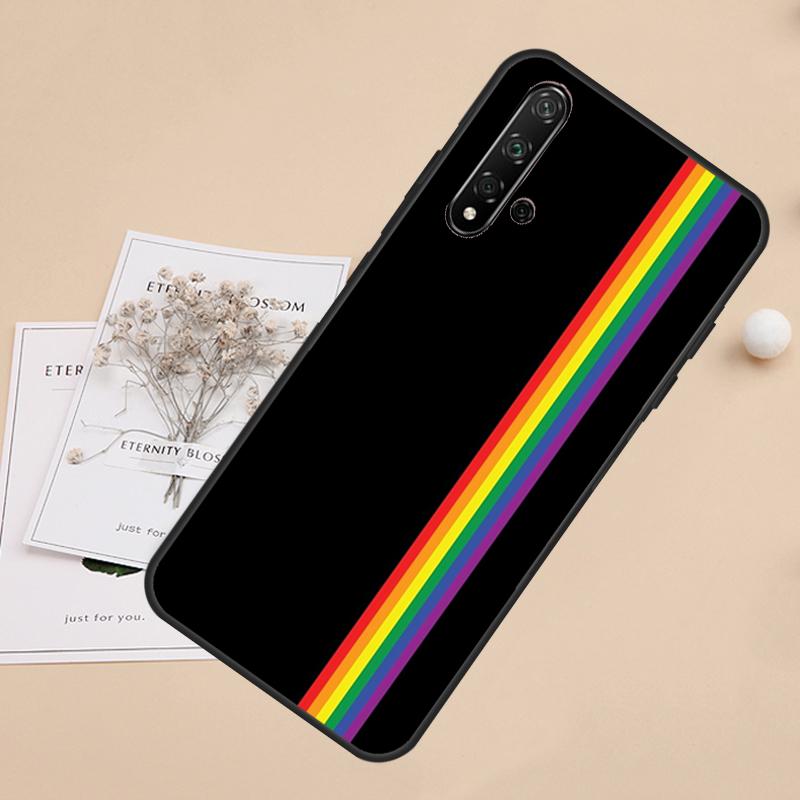 Heart Rainbow Gay Pride LGBT For Huawei Nova 12i 11i 8i 7i 3i 9 10 SE Y60 Y61 Y70 Y72 Y73 Y90 Y91 P20 P30 P40 Lite Case