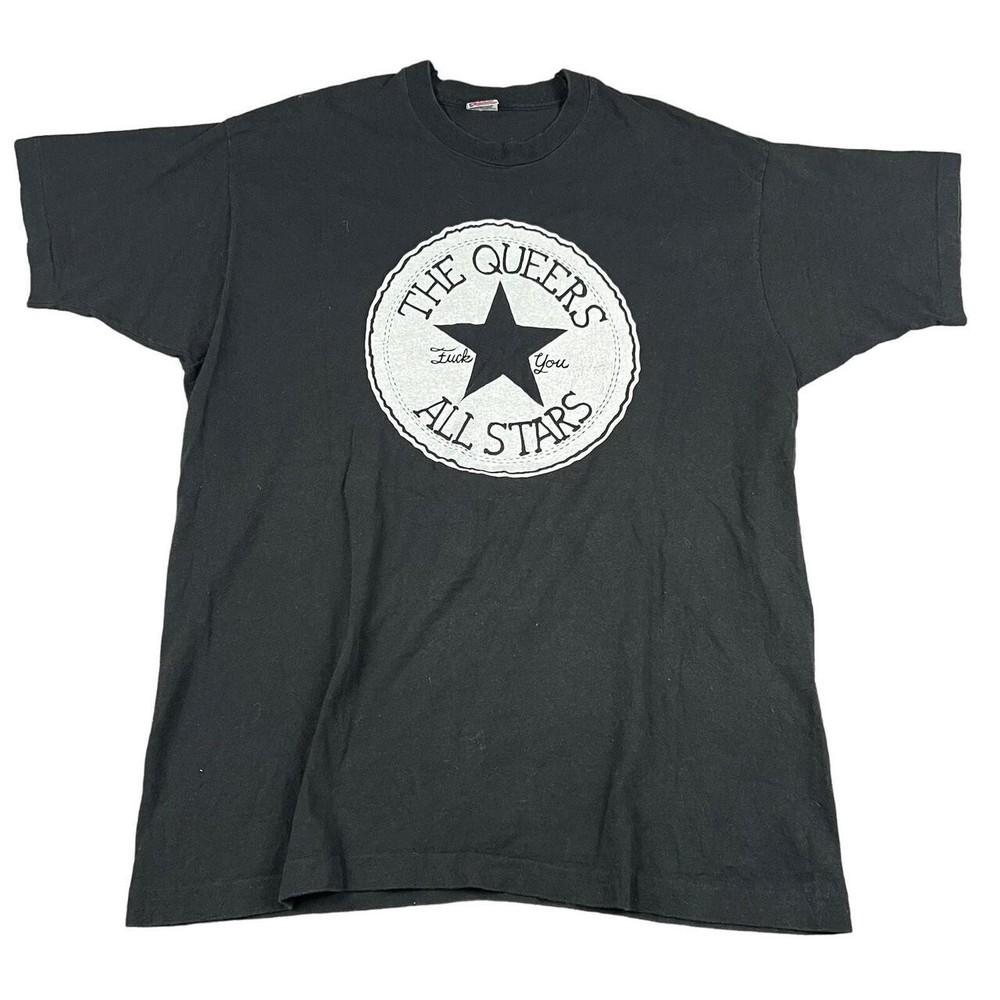 

Retro style the queers all stars short sleeve classic shirt KV33025 Unisex T-Shirt XXL