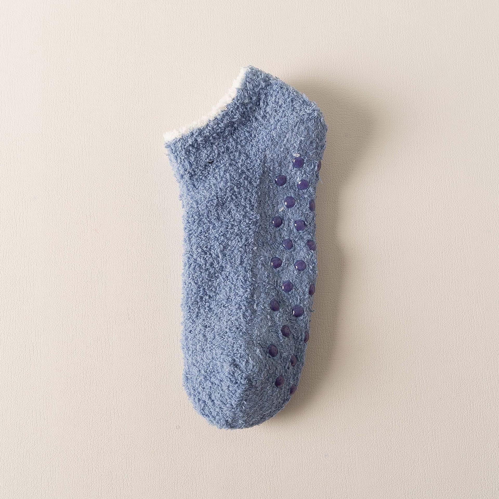 

Зручні протиковзкі шкарпетки з коралового флісу для сну, теплі ноги вдома, ідеальні для осені та зими One Size