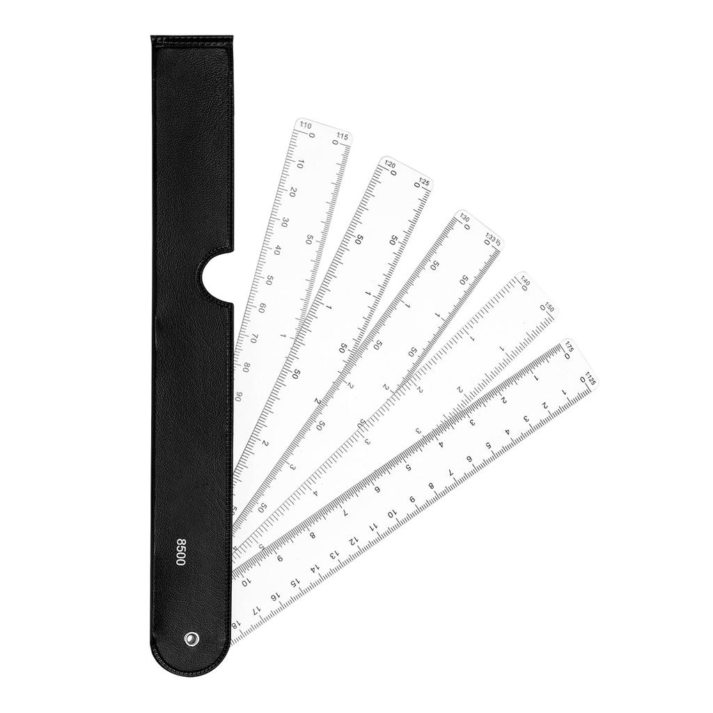 Multifunctional Fan Shaped Scale Ruler Metric Scale Ruler Folding Engineering Ruler for Architecture Drawing Measuring