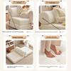 Folding Leather Sofa Living Rooms Bedroom Sun Lounger Luxury Single Sofas Bed Tatami Tiny Home Modern Comfortable Furniture